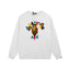 BAPE Colorful Ape Logo Graphic Crewneck Sweatshirt