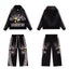 Vale Forever Vintage Bee Graphic Hoodie & Striped Sweatpants Set