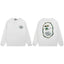 BAPE World Wide Mad Ape Head Graphic Crewneck Sweatshirt White