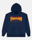 Thrasher FLAME - HOODIE - NAVY
