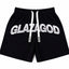 GLAZA GOD Short Waterproof Premium - Heavyweight Streetwear -BLACK