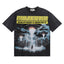 Majestik “Department” UFO Abduction Vintage Tee(Black)