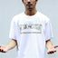 Thrasher Vintage Collage Print White Oversized Street‑wear T‑Shirt