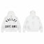 Vale Forever Valley Dreams Rhinestone & Applique Vintage Wash Full-Zip Hoodie white