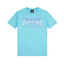 Thrasher White‑Blue Fire Graphic Sky‑Blue Summer Short‑Sleeve Unisex T‑Shirt