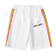 Palm Angels White Rainbow Side Stripe Shorts Unisex Trendy Summer Casual Shorts