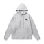 STUSSY Small Logo Pullover Hoodie Grey