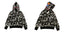 BAPE Shark Camo Full Zip Hoodie Black Grey