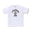BAPE Honeycomb Camo College Tee White