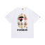 BAPE Plaid Ape Head Graphic T-Shirt White