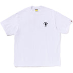 BAPE MENS ONE POINT APE HEAD COLLEGE RELAXED FIT T-SHIRT