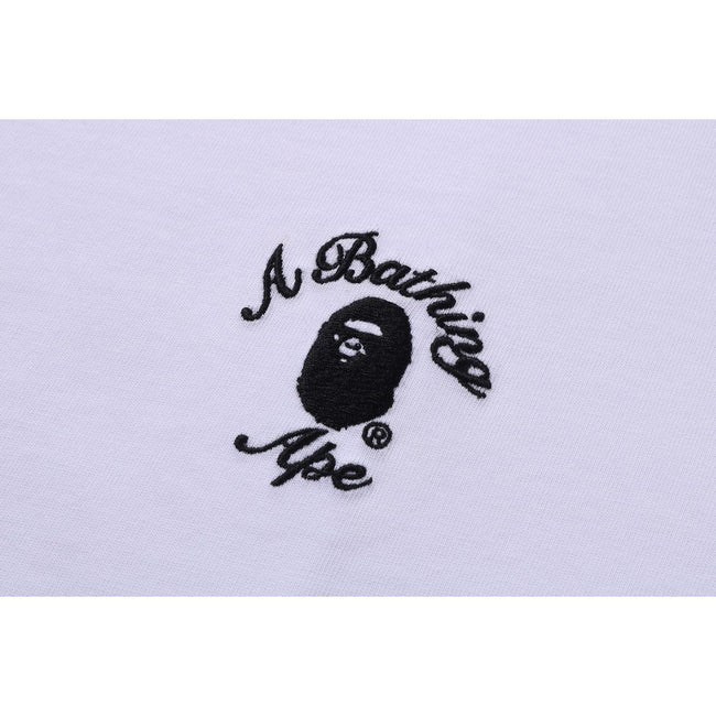 BAPE MENS ONE POINT APE HEAD COLLEGE RELAXED FIT T-SHIRT Main Image