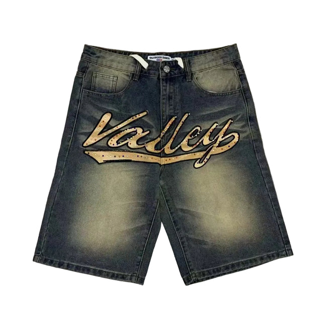 Vale Forever Skittles Jean Shorts 'Mid Blue' Hover Image