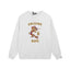 BAPE Rising Dragon Graphic Crewneck Sweatshirt White