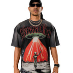 GLAZA GOD Nave- Heavyweight Acid Wash Oversized Tee
