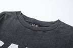 Saint Michael Minimalist Block Logo Long Sleeve Sweatshirt