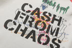 Saint Michael Graffiti Anime Graphic Collaged Sweat Shorts