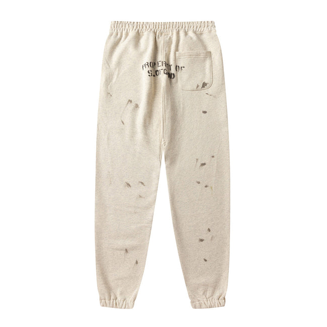 Saint Michael ST334 Grid Panel Graphic Sweatpants Main Image