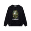 BAPE Green Camo Ape Head Crewneck Sweatshirt Black
