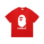 BAPE Red Head Logo Graphic T-Shirt