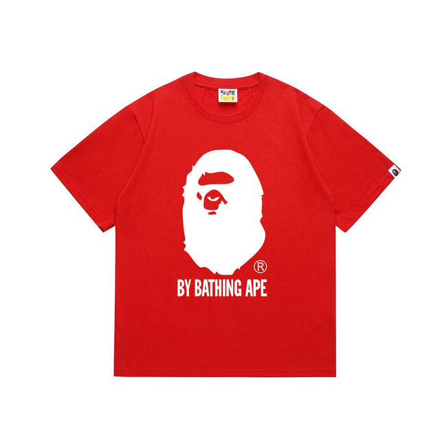 BAPE Red Head Logo Graphic T-Shirt Hover Image