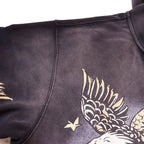 Vale Forever Vintage Eagle & Heart "14" Zip-Up Hoodie & Sweatpants Set - Black