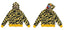BAPE Shark Camo Full Zip Hoodie Yellow