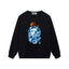BAPE Blue Camo Ape Head Crewneck Sweatshirt