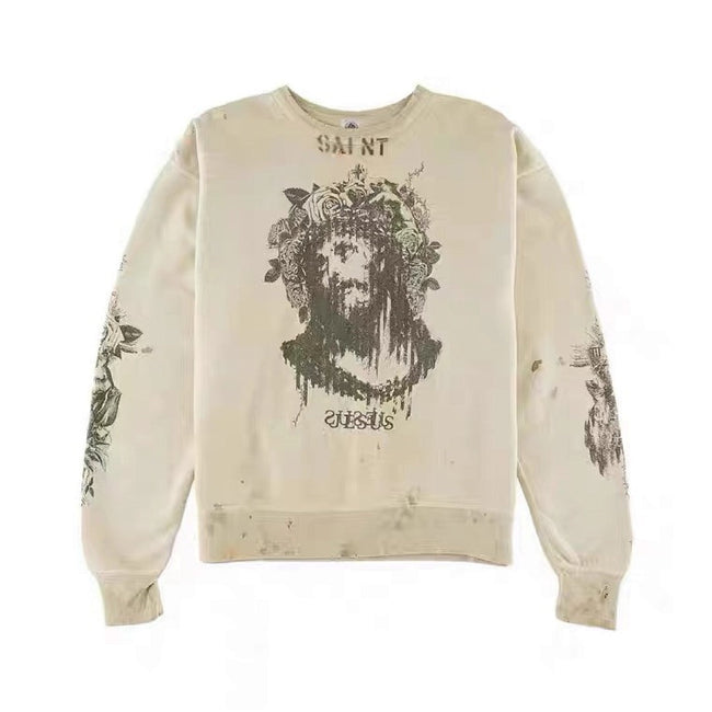 Saint Michael ST49 Jesus Artwork Graphic Sweatshirt Hover Image