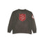 Saint Michael Emblem Patch & Slogan Back Print Sweatshirt