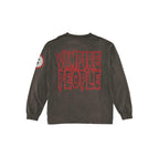 Saint Michael Emblem Patch & Slogan Back Print Sweatshirt