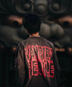 Saint Michael Emblem Patch & Slogan Back Print Sweatshirt