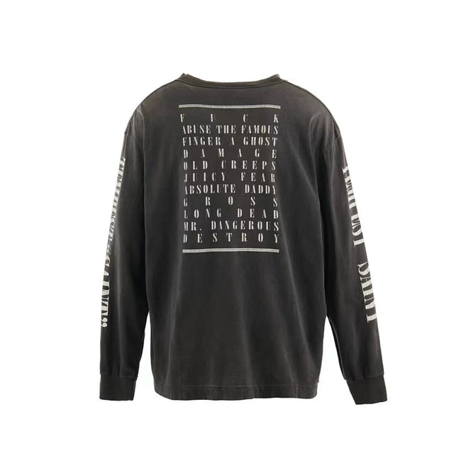 Saint Michael Tempest Graphic & Back Script Sweatshirt Main Image