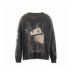 Saint Michael Character Artwork & Text Graphic Sweatshirt