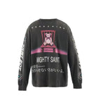 Saint Michael Character Artwork & Text Graphic Sweatshirt