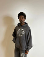 Saint Michael ST915 Gothic Cross Graphic Hoodie