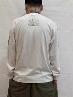 Saint Michael Angel Illustration & Sleeve Script Sweatshirt