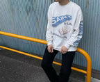 Saint Michael Angel Illustration & Sleeve Script Sweatshirt