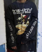 Saint Michael Multi-Patch Artwork Vintage Sweatshirt