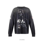 Saint Michael Portrait Graphic & Back Illustration Sweatshirt