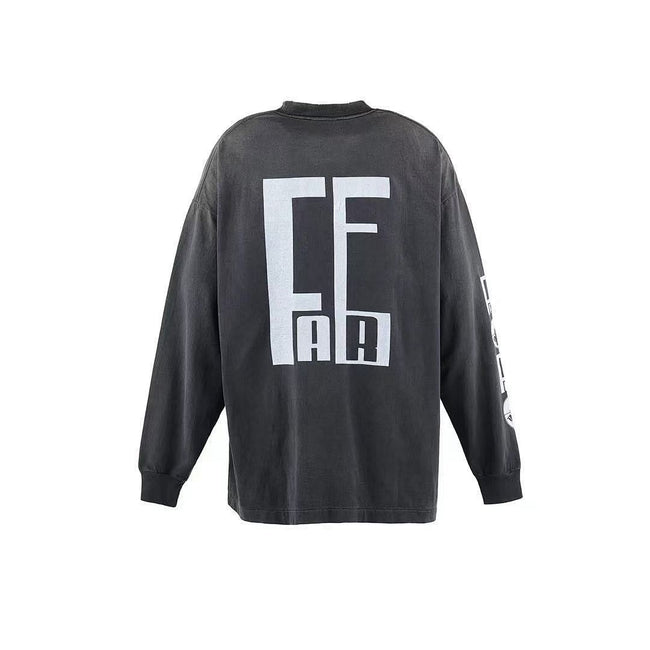 Saint Michael Cursive Script & Back Monogram Sweatshirt Main Image