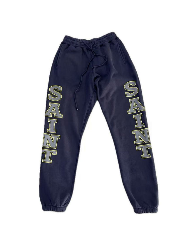 Saint Michael KST1033 Dual Leg Block Letter Sweatpants Hover Image