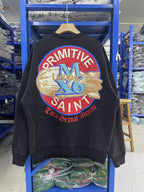Saint Michael ST1020 Circular Emblem Graphic Sweatshirt