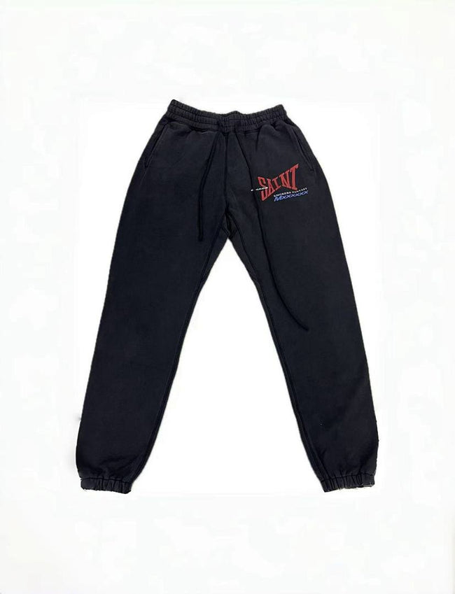 Saint Michael KST1022 Thigh Script Logo Sweatpants Hover Image