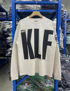 Saint Michael KLF Minimalist Front Logo Sweatshirt