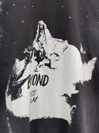 Saint Michael Photo Print & Slogan Typography Sweatshirt