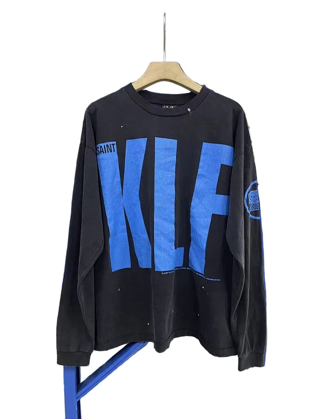 Saint Michael KLF Block Letter Graphic Sweatshirt Hover Image
