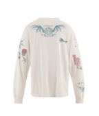 Saint Michael Multi-Illustration Sleeve & Back Print Sweatshirt