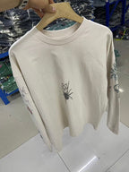 Saint Michael Multi-Illustration Sleeve & Back Print Sweatshirt