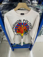 Saint Michael Circular Graphic Badge Print Sweatshirt